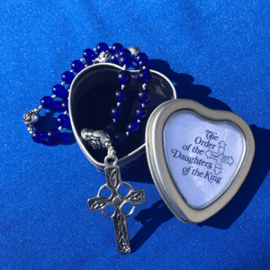 Anglican Rosary with the heart shaped box